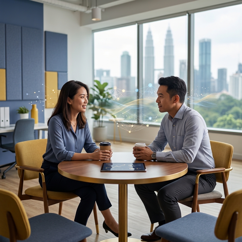 Human-centric leaders building relationships